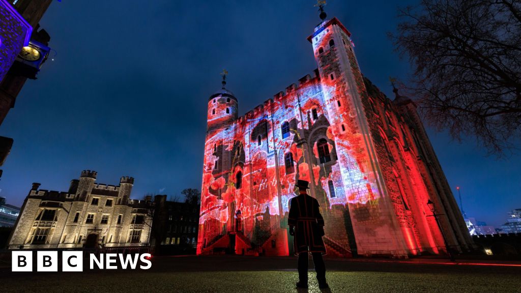 Tower of London to be illuminated for remembrance display