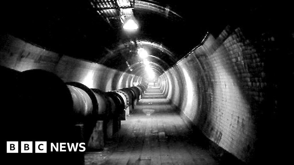 Inside the long abandoned tunnel beneath the Clyde BBC News