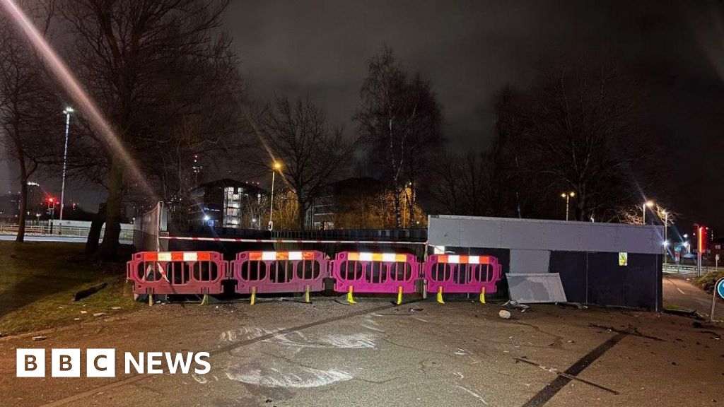 Manchester-Liverpool rail line closed after Salford car crash