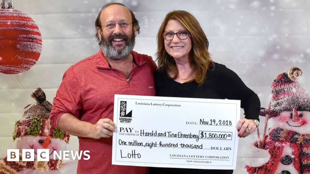 Louisiana lottery: Couple find winning ticket while cleaning - BBC News