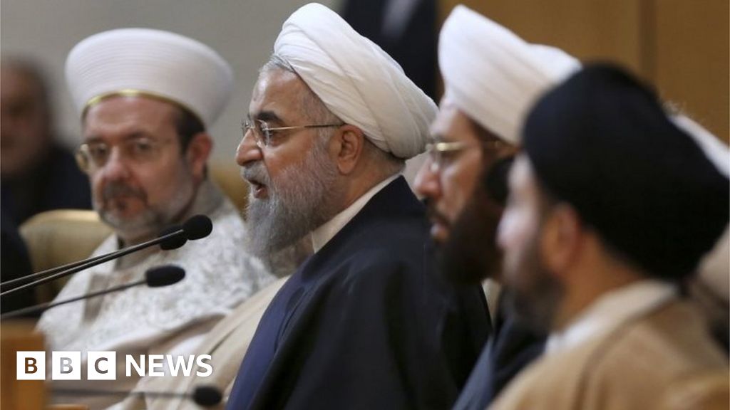 Irans Rouhani Urges Muslims To Fix Islams Global Image Bbc News