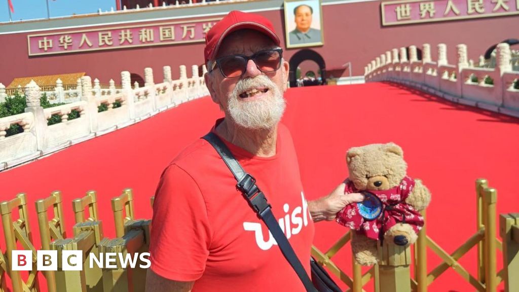 'I travel with school's teddy bear to teach pupils about the world'