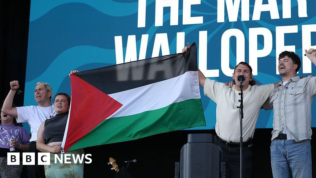 Festival apologises for taking Palestinian flag away