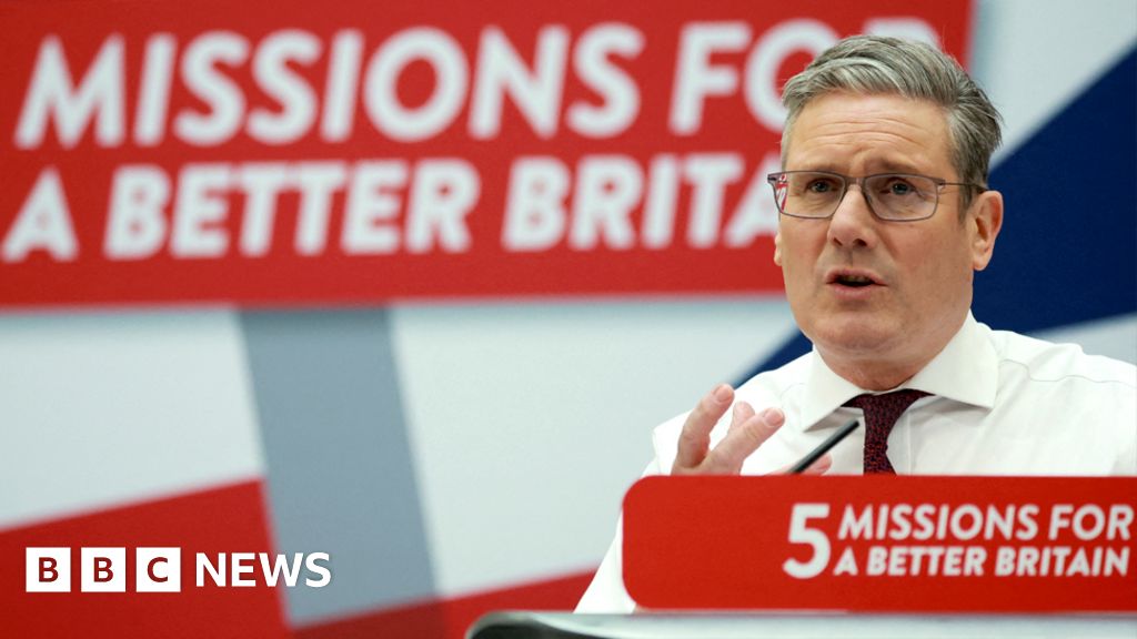 Keir Starmer Unveils Labours Five Missions For The Country Bbc News 