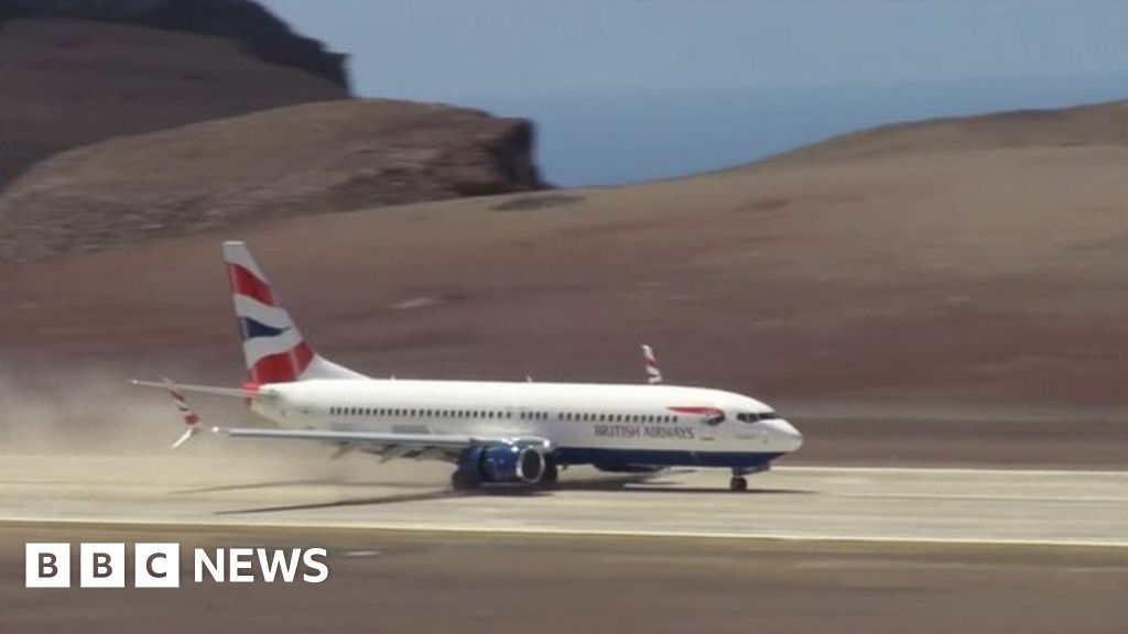 St Helena airport delayed due to danger of high winds BBC News