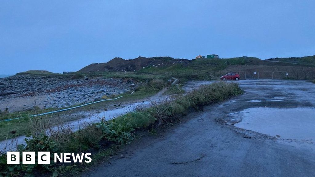 Coast path work at Chouet for new quarry in Guernsey BBC News