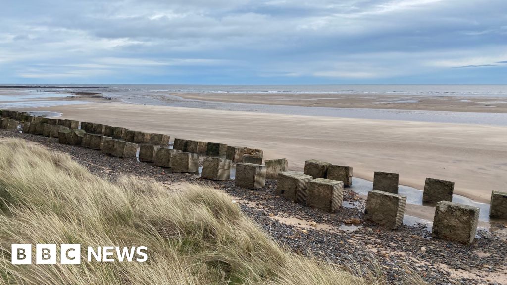 Warnings in Northumberland after dune collapses and landslides 