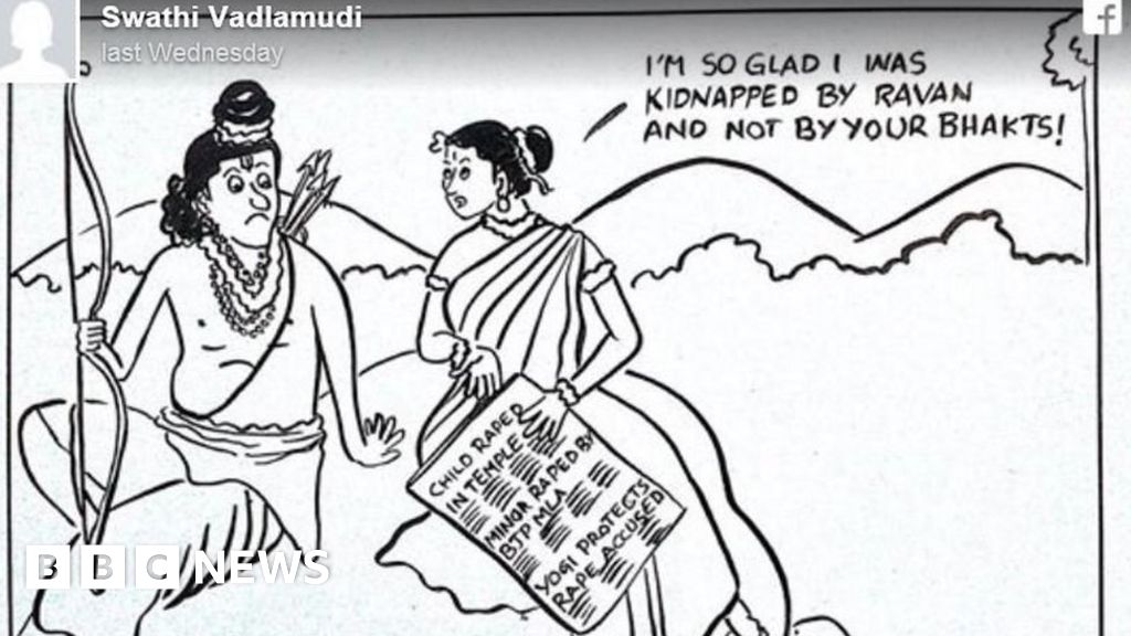 Raping Video S Telugu Kidnap Raping Video S - India journalist threatened over anti-rape cartoon