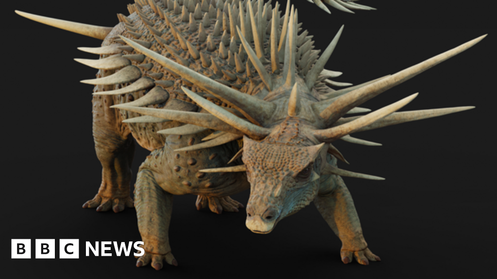 Punk rock dinosaur with metre-long spikes discovered