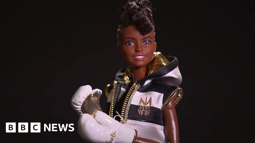 Boxer Nicola Adams Turned Into Barbie Doll Bbc News