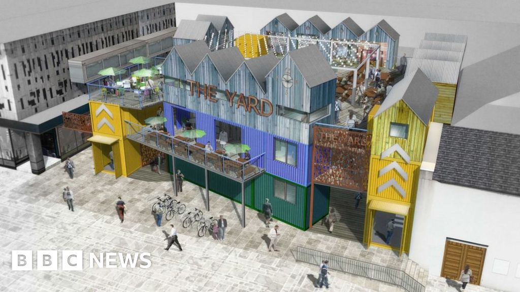Reading shipping container urban market turned down over crime fears