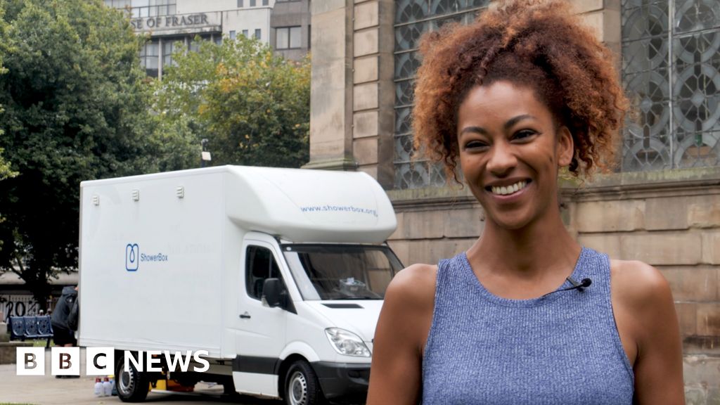 Birmingham mobile shower van helps city's homeless