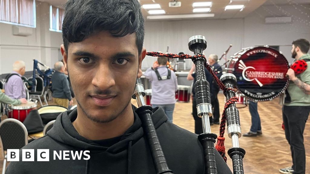 The Peterborough teenagers keeping the bagpipes alive