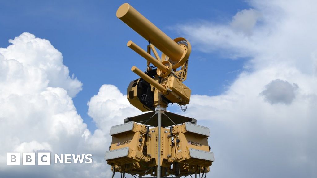 British dronefreezing ray gets US airports trial BBC News