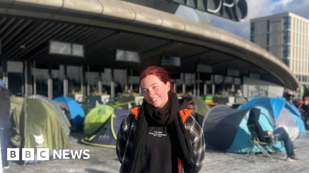 Two nights in a tent to be front row for The 1975 gig