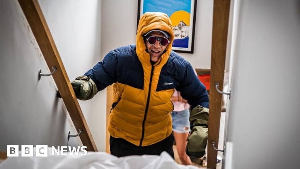 Coronavirus: Paralysed Ed Jackson reaches Everest staircase feat