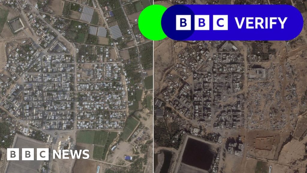 Ново сателитни изображения, поръчани от BBC, разкриват мащаба на разрушенията