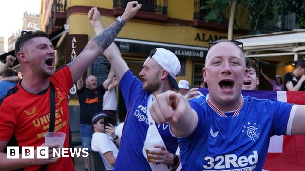 Rangers in Seville: Thousands in city ready for Europa final