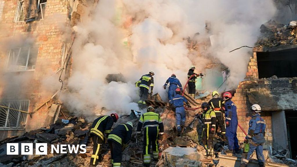 European leaders outraged after Russian strikes kill 15 and damage EU's HQ
