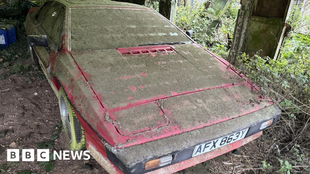 Lotus Esprit left in barn for 30 years up for auction