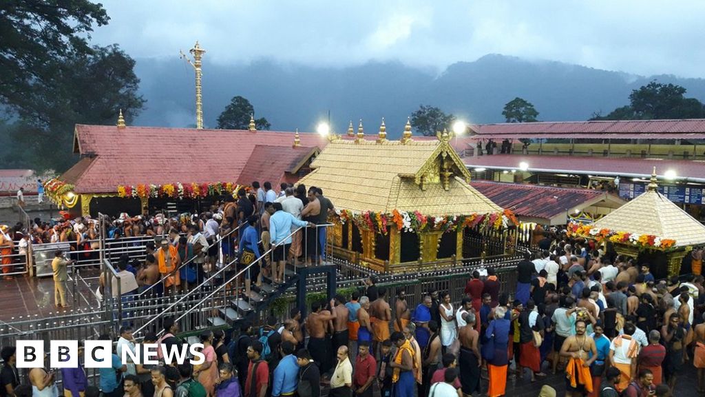 Sabarimala temple: India court to review ruling on women's entry