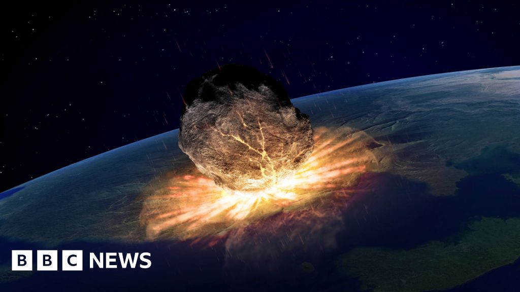 What happened when a rock the size of London hit the earth?