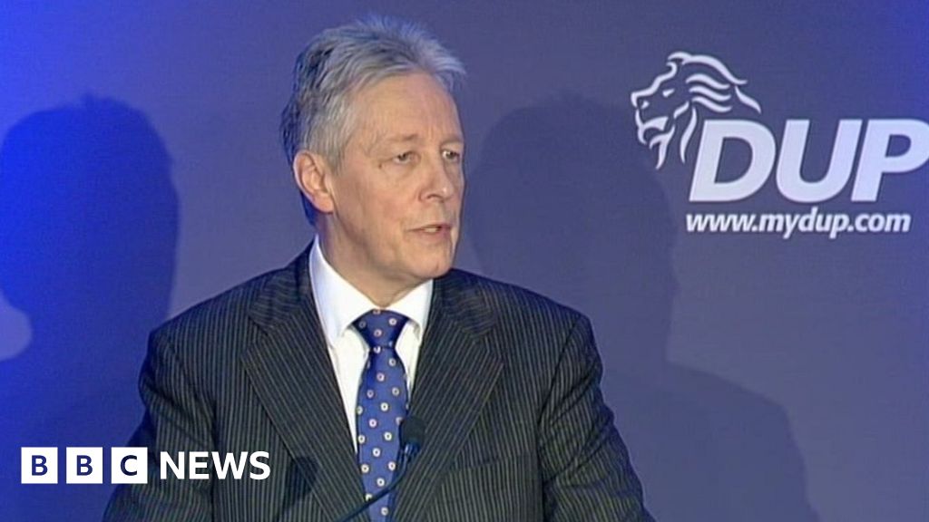 Peter Robinson says NI has been 'transformed' in final leader's speech ...