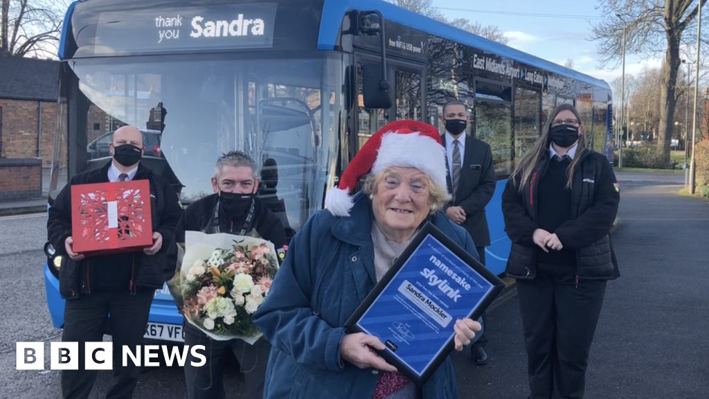 bus-named-in-honour-of-pensioner-who-treats-drivers-bbc-news