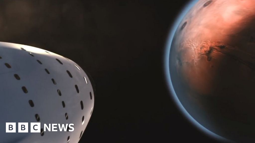 Elon Musk outlines Mars colony vision - BBC News