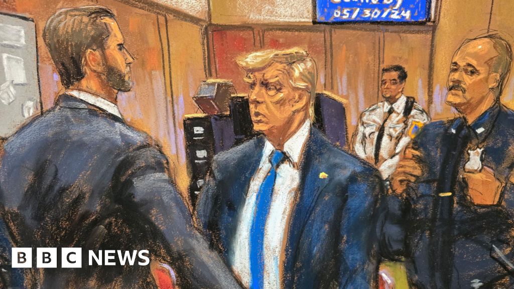 Trump sits motionless as verdict delivered