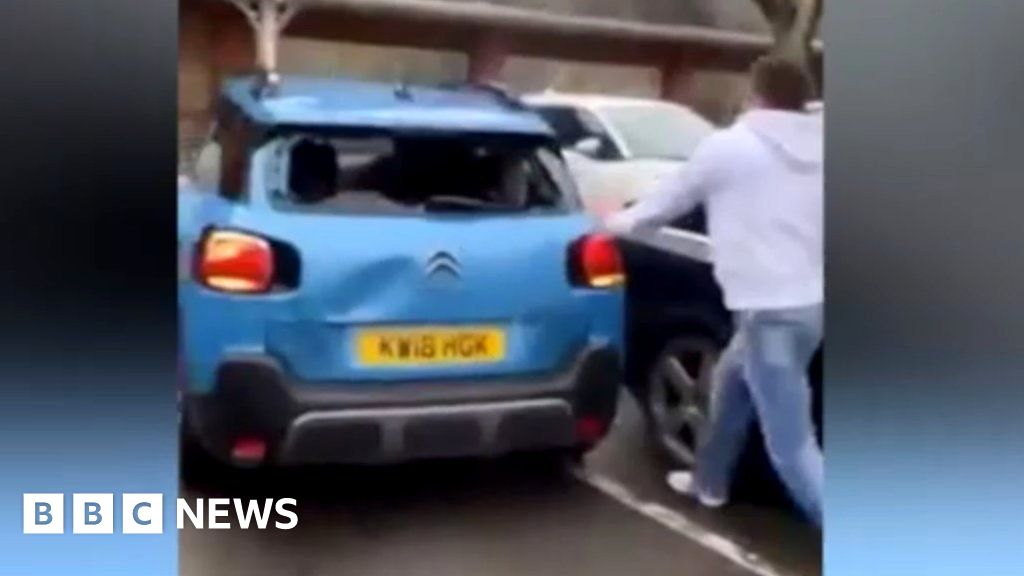 Tesco Rickmansworth Hit And Run Car Recovered Bbc News