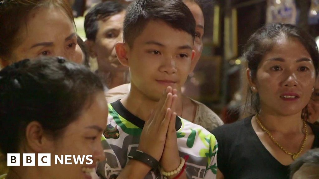 Watch: Boy reunites with family after Thai cave rescue in 2018