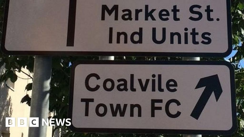 Coalville suffers second vile road sign slur BBC News