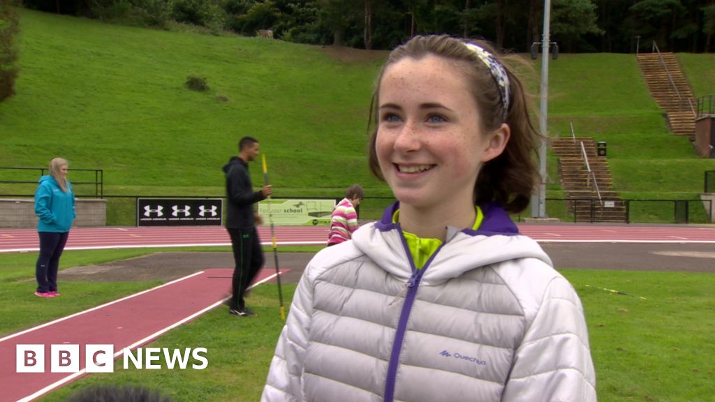 Paralympics inspires NI teenager to guide blind runner BBC News