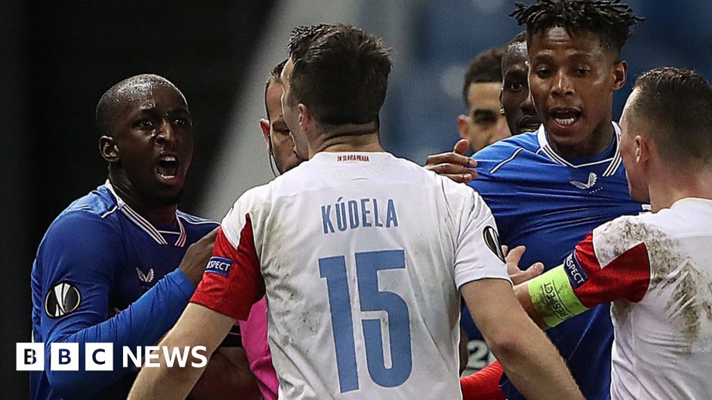 Rangers accuse Slavia Prague's Kudela of racial abuse in Europa