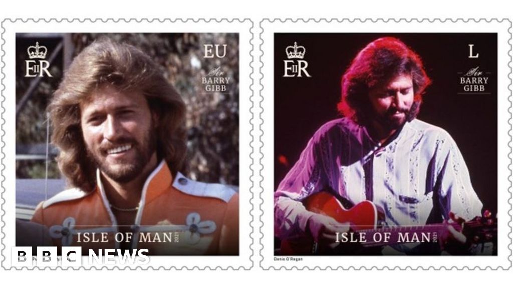 Bee Gee Barry Gibb celebrated in Isle of Man stamp collection