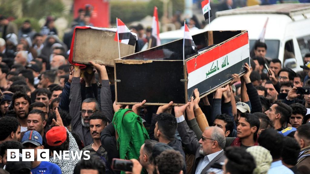 Iraq Unrest Top Shia Cleric Condemns Iraq Protest Shootings Bbc News