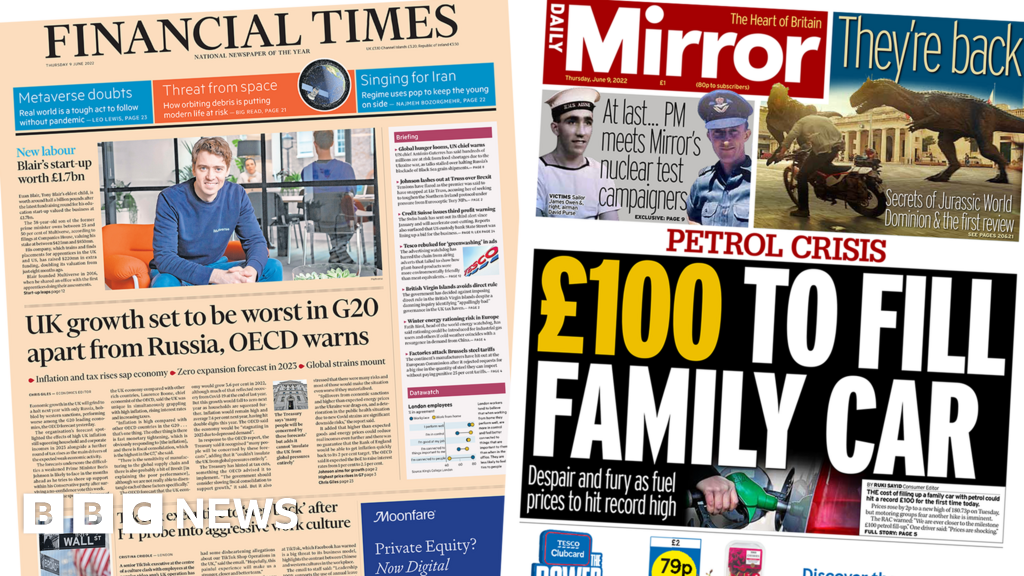 newspaper-headlines-zero-uk-growth-in-2023-and-100-to-fill-a-car