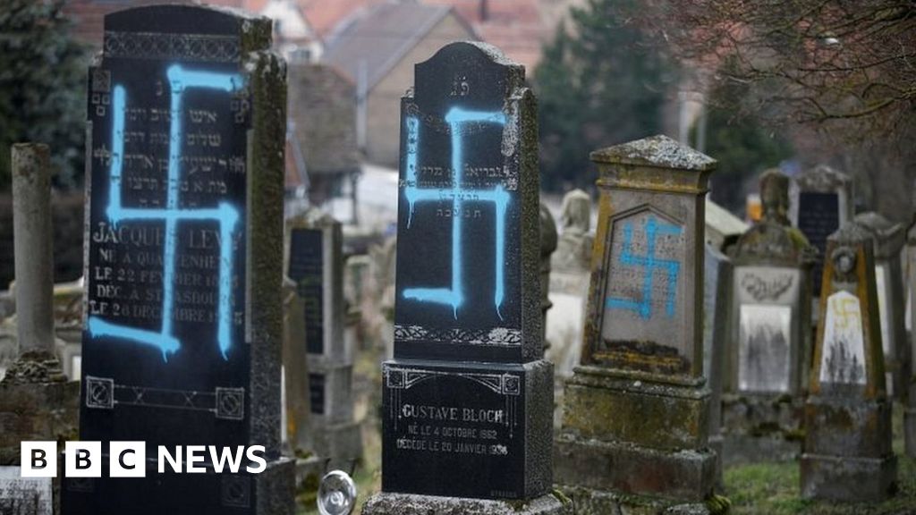 France Anti Semitism Jewish Graves Desecrated Near Strasbourg Bbc News