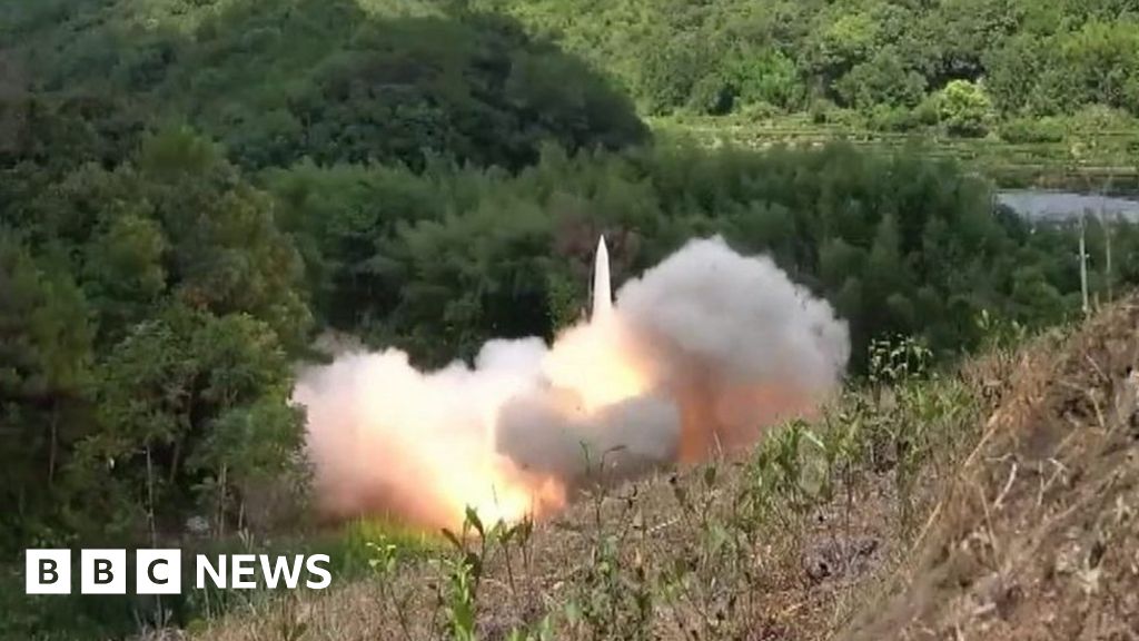 Watch: China launches missiles in Taiwan drills