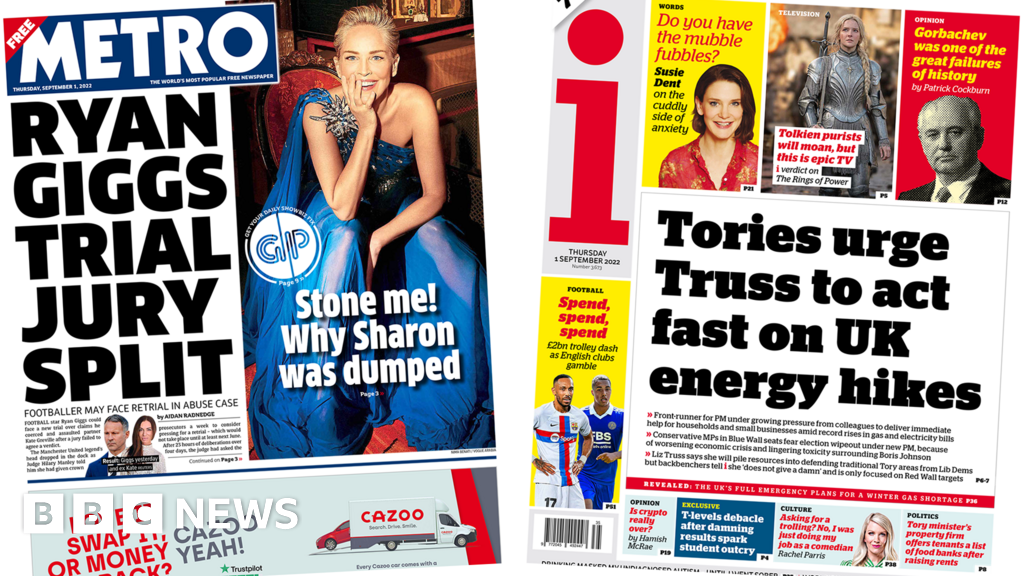 Newspaper headlines: ‘Act fast on energy hikes’ and Giggs trial ends