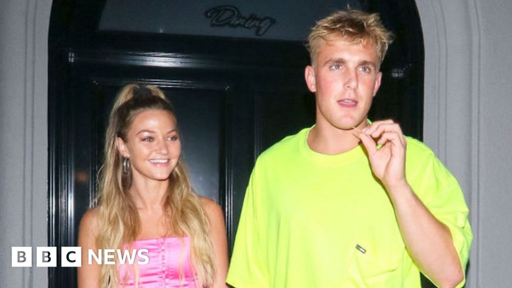 Youtubers Jake Paul And Erika Costell Break Up Bbc News - erika costell fan roblox