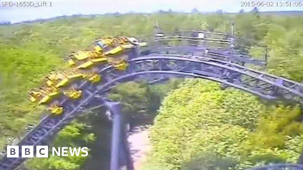 Alton Towers Smiler crash CCTV released BBC News