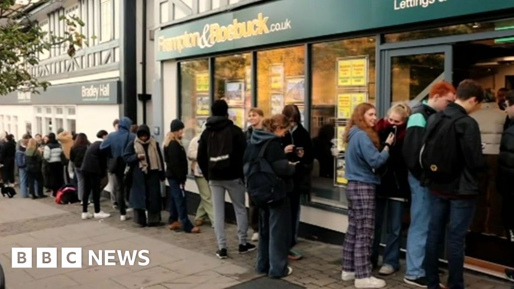 Durham University students queue overnight to secure