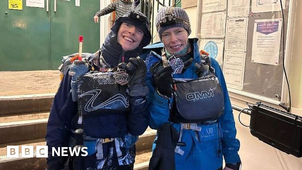 Upper Wharfedale rescuers battle 'crazy' weather in 108-mile race - BBC ...