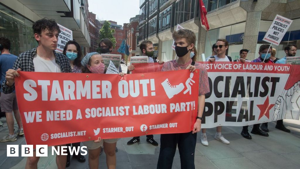 Left-wing anger over expulsions from Labour Party