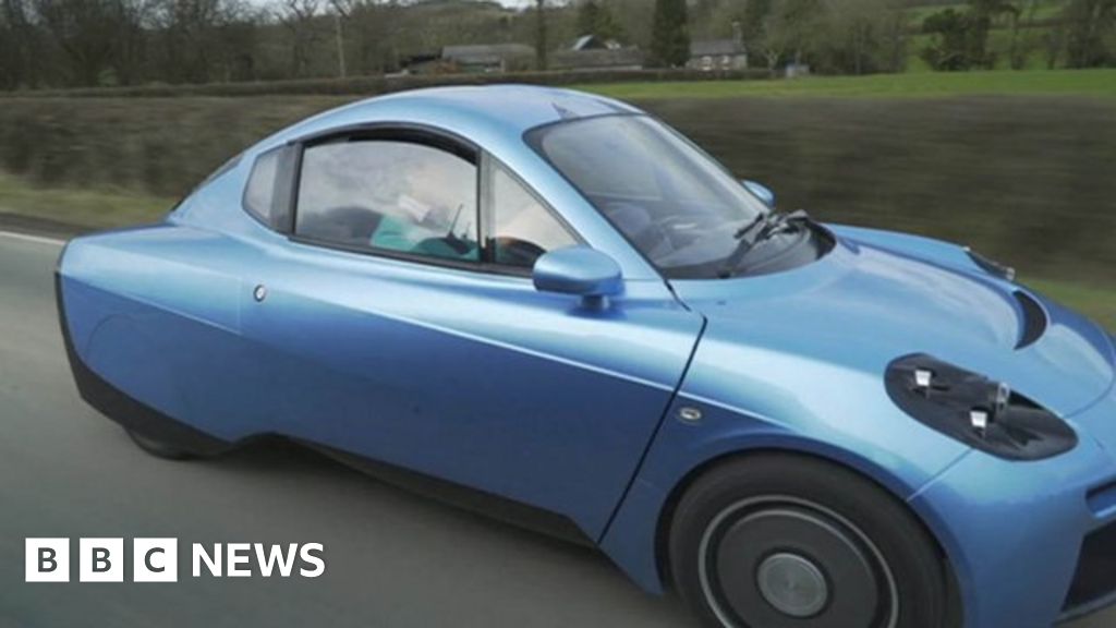 Welshmade hydrogen car prototype unveiled for trial BBC News