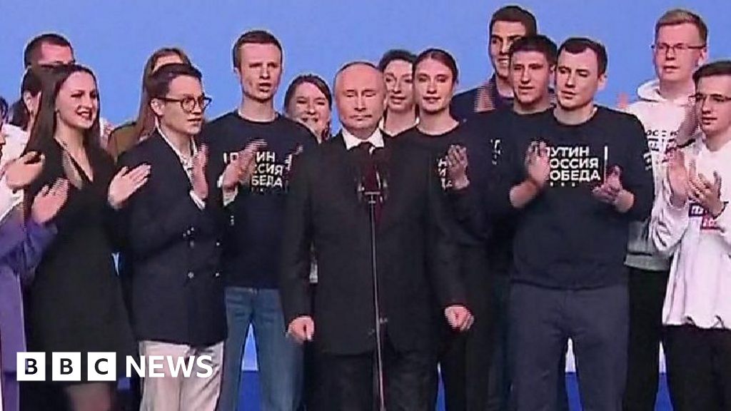Watch: Putin thanks Russia after predictable win