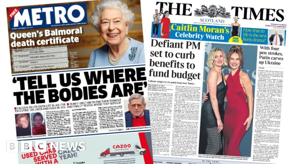 Scotland's papers Desperate plea to killer and PM's benefit curbs
