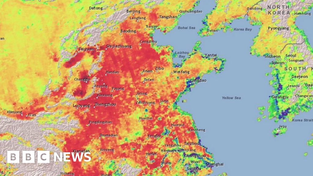 Satellites picture methane across the globe - BBC News